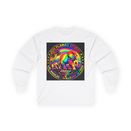Neon Surf Elephant Long Sleeve Tee — Lion Planas Studio Los Angeles 2023