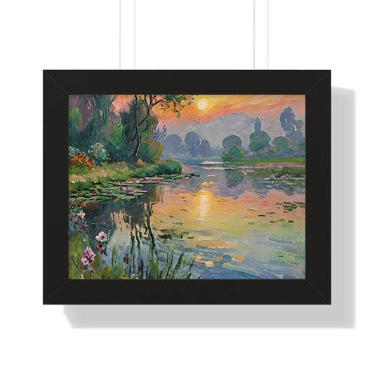 Framed Horizontal Poster - planetplanasspace