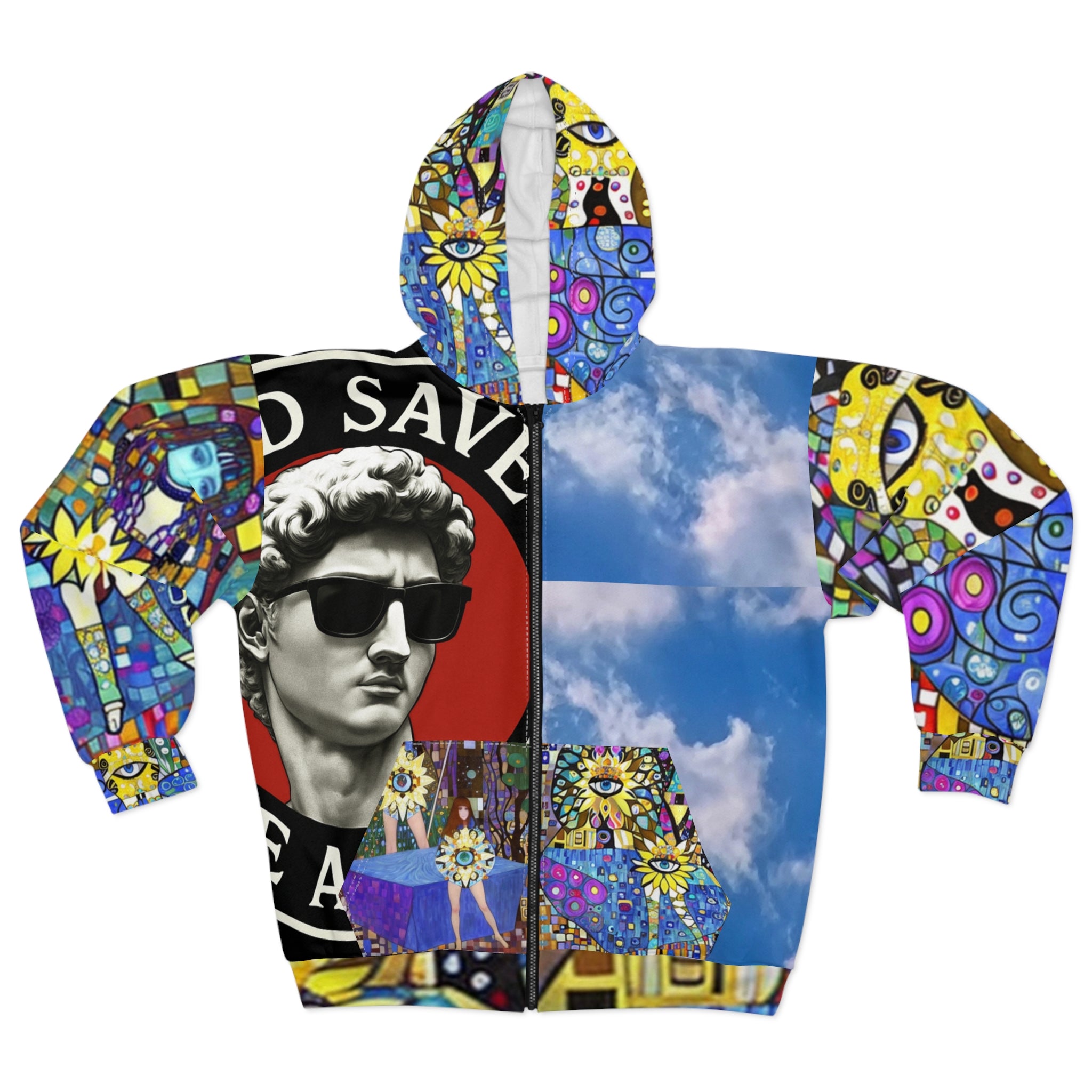 Unisex Hoodie, City Craze, Original Artwork by Jon Planas