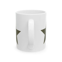 God Save The Artist Ceramic Mug — Retro Statue Art Coffee Cup (11oz/15oz)