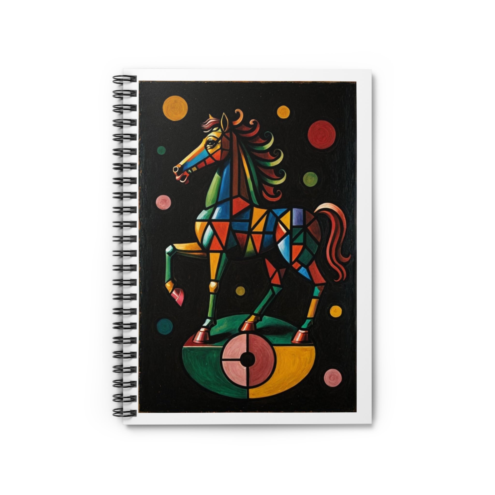 Spiral Notebook - Renaissance Horse Inspired Diary Planner