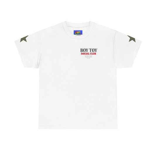 Boy Toy Social Club Tee — 'Boy Toy Card' Graphic T-Shirt