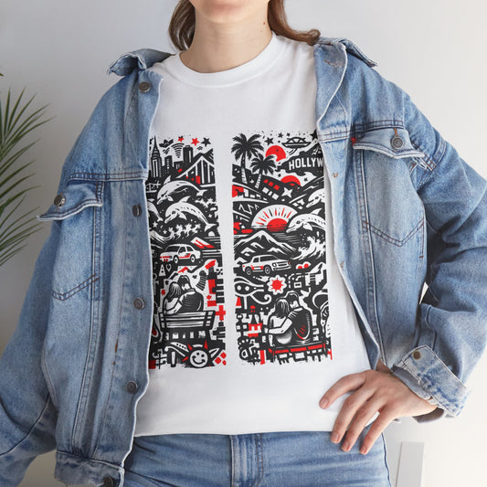 Graphic Art Tee — Jon Planas Studio Surf & City Illustration