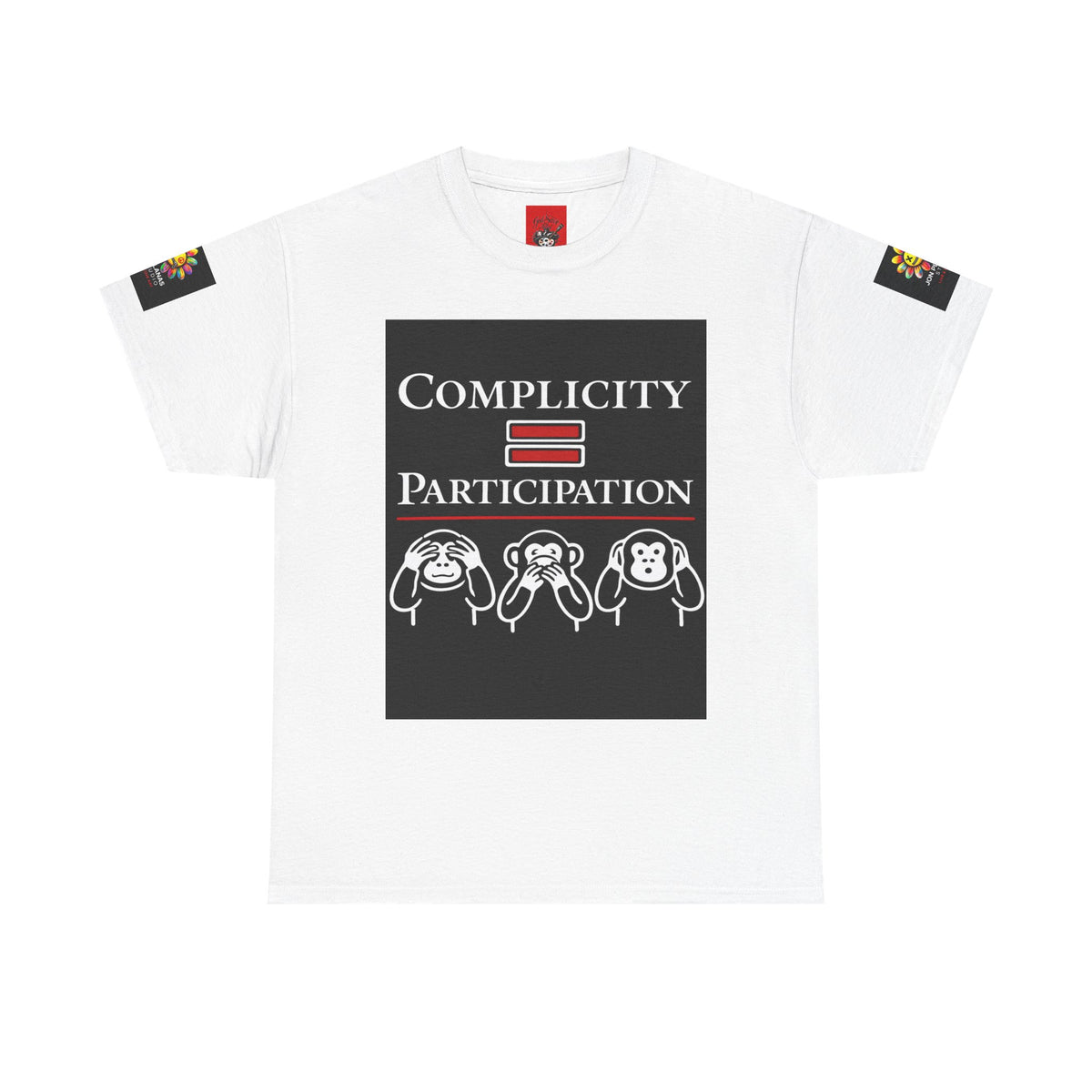 Complicity = Participation T-Shirt — Social Justice Monkey Graphic Tee