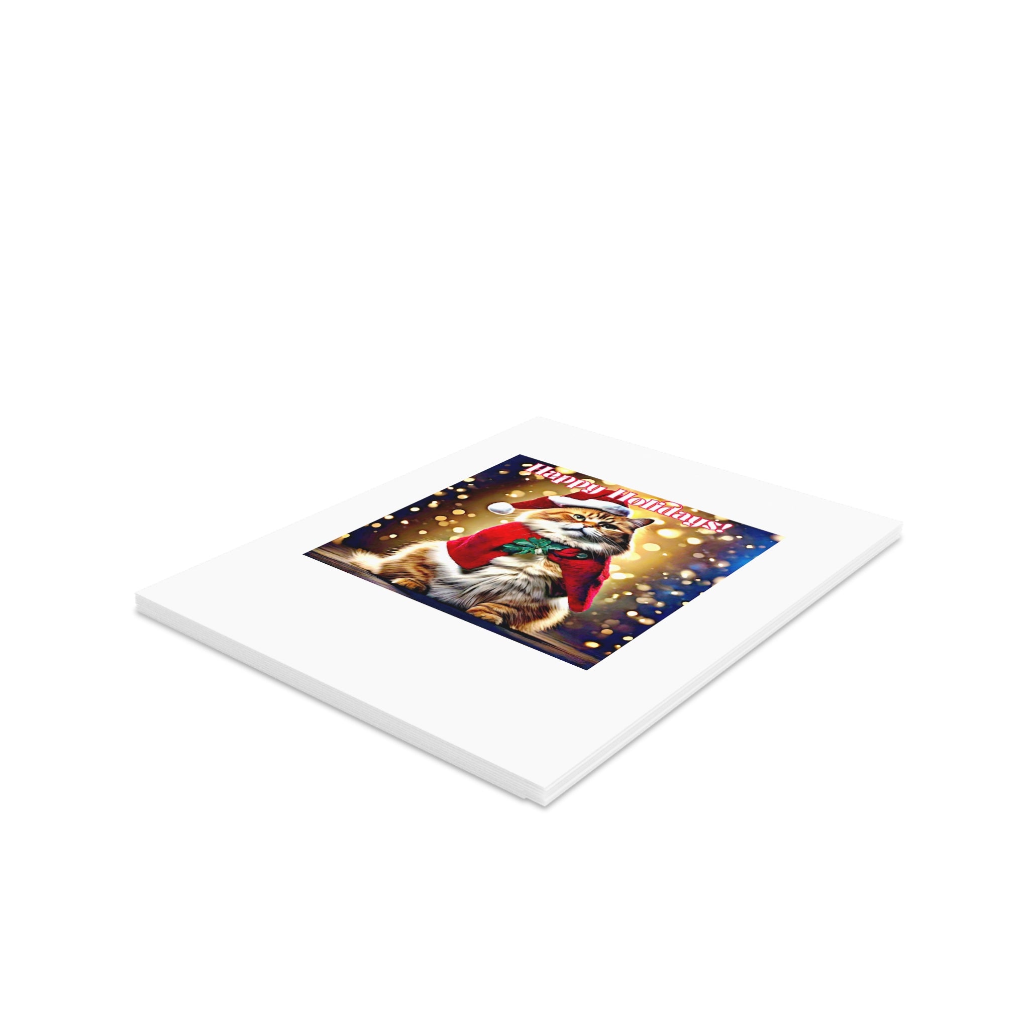 Greeting Card Set — Bokeh Lights Blank Note Cards (8/16/24 Pack)