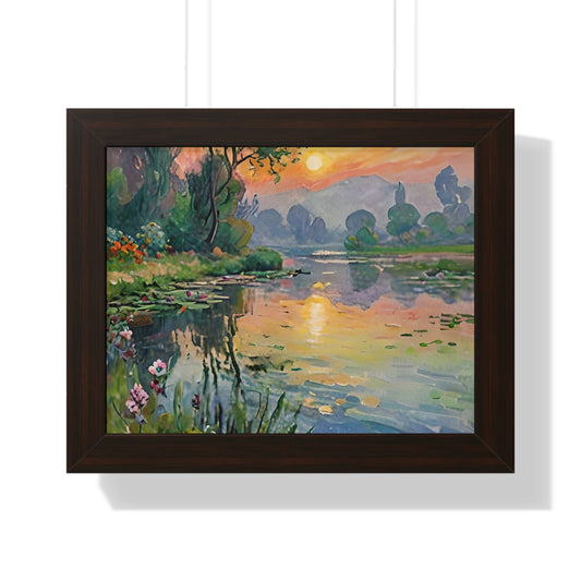 Framed Horizontal Poster - planetplanasspace