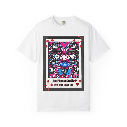 Graphic Art T-Shirt — Live Life Love Art Pop Surreal Design