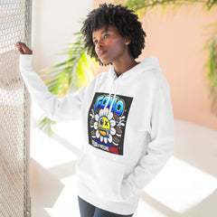 Fleece Hoodie - FOMO Oreo Cartoon Front & "Fuck" Mirror Text Back