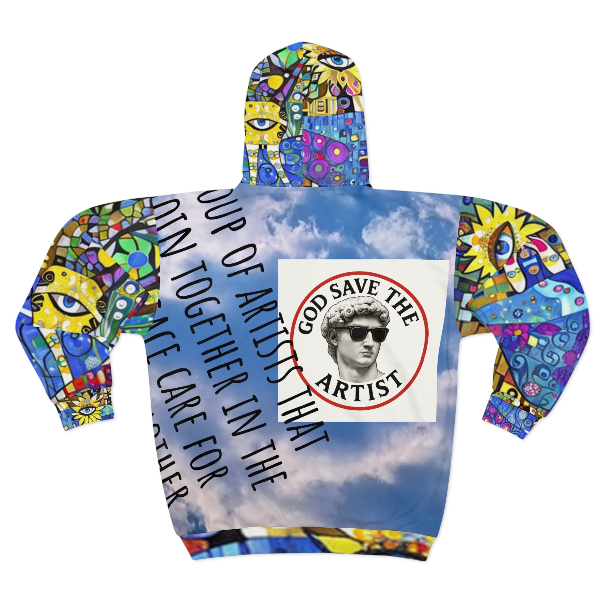 Unisex Hoodie, City Craze, Original Artwork by Jon Planas