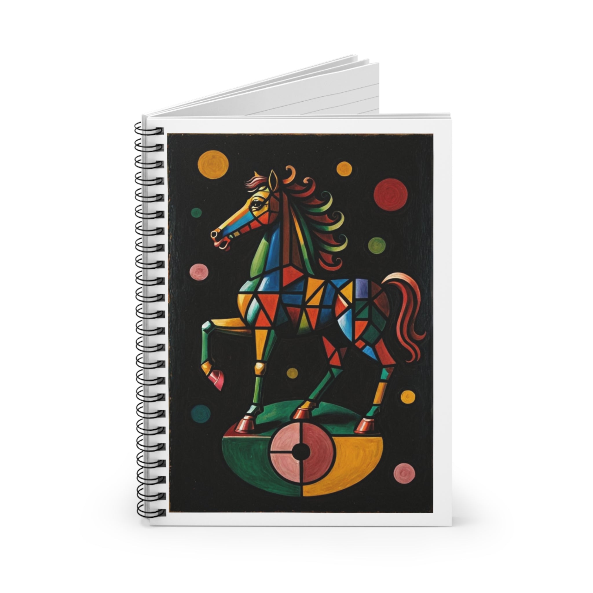 Spiral Notebook - Renaissance Horse Inspired Diary Planner