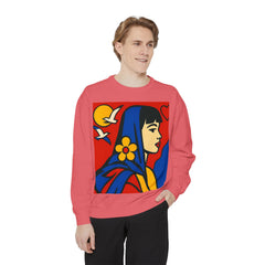 Unisex Garment-Dyed Sweatshirt - planetplanasspace