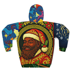Reindeer Wonderland Hoodie Red, White, Blue Holiday Season Sweatshirt