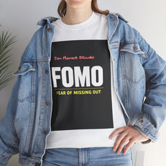 FOMO Graphic Tee — "Fear of Missing Out" Fun Oreo Daisy Streetwear T-Shirt