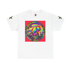 Pride Elephant Graphic Tee — "Born in Pride" Rainbow Los Angeles 2026 T-Shirt