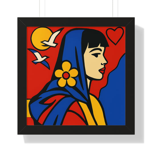 Framed Horizontal Poster - planetplanasspace