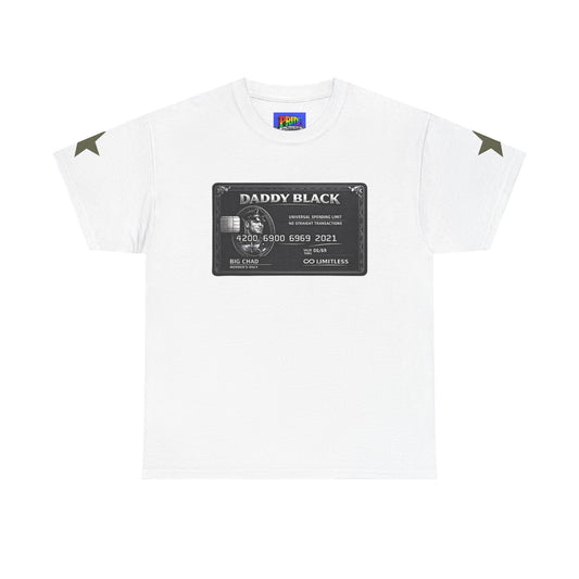 Daddy Black Credit Card Tee — Novelty Graphic T‑Shirt