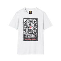 Noir Detective Tee — 'Red Star Trench' Mystery Movie Graphic T-Shirt