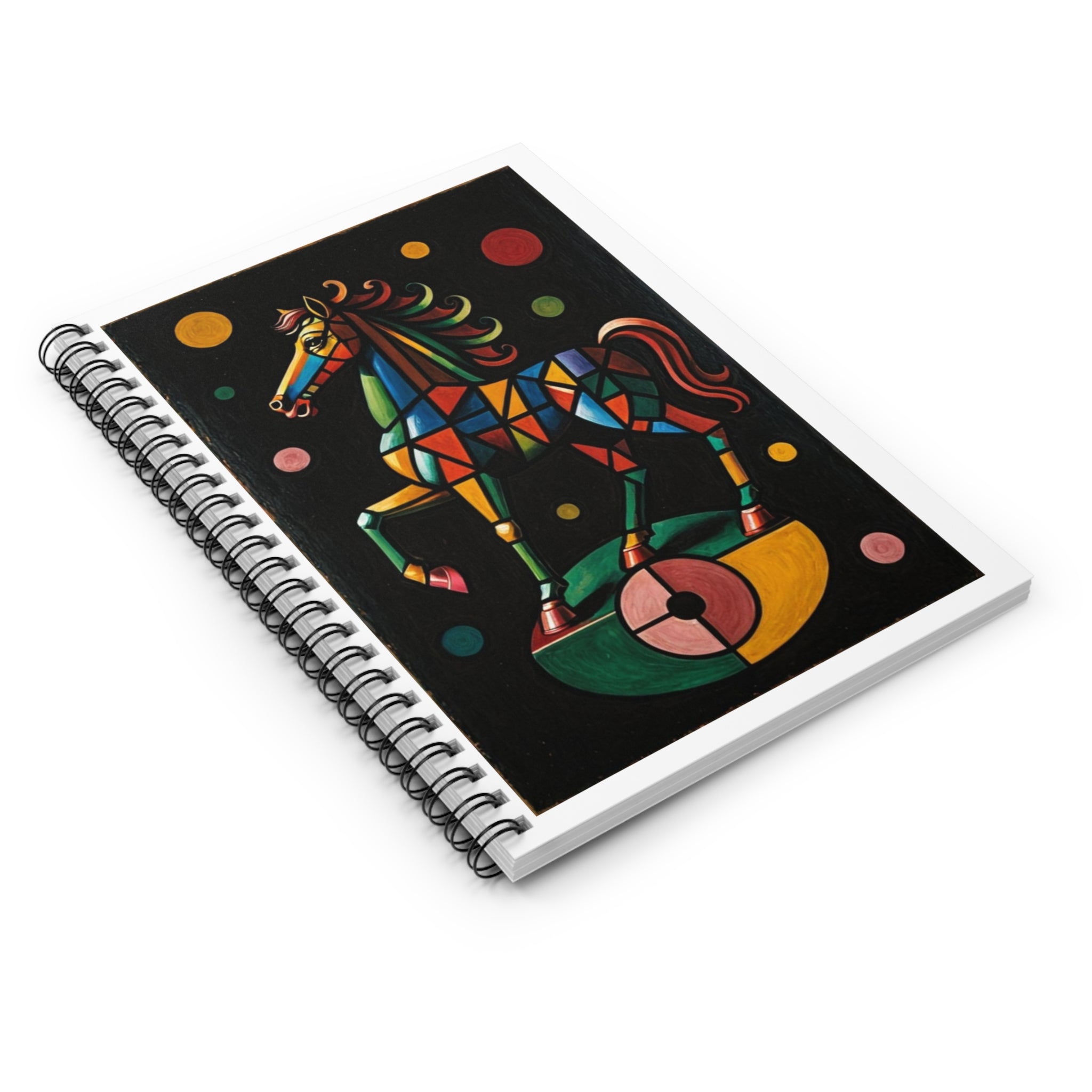 Spiral Notebook - Renaissance Horse Inspired Diary Planner