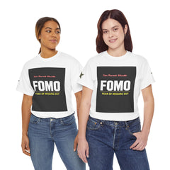 FOMO Graphic Tee — "Fear of Missing Out" Fun Oreo Daisy Streetwear T-Shirt