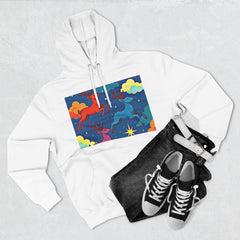 Three-Panel Fleece Hoodie