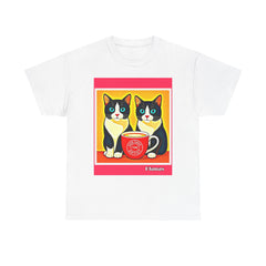 Cute Kittens Coffee Tee — “When Am I Going to Wake Up and Have a Coffee?”