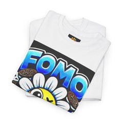 Graphic Tee — 'FOMO: Fear of Missing Oreos' Colorful Flower Art T-Shirt