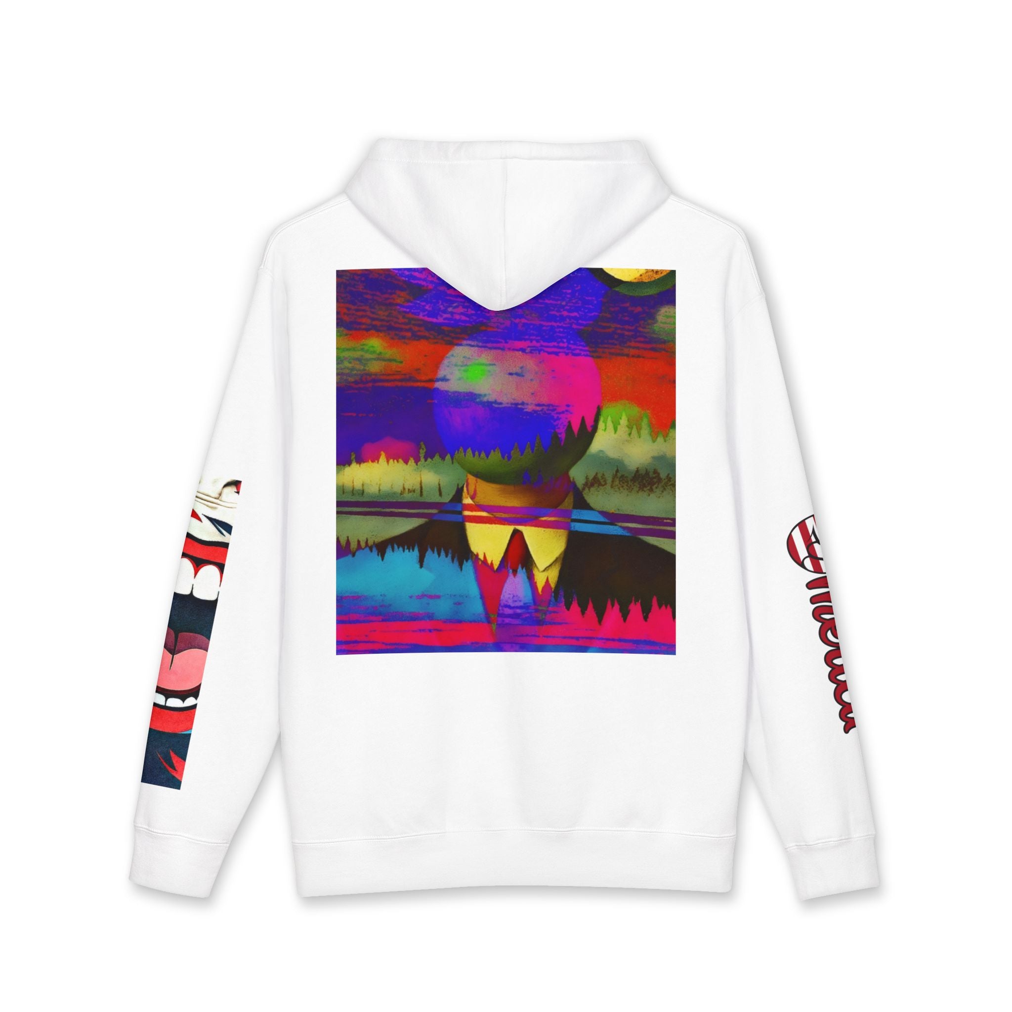 Unisex Heavyweight Hooded Sweatshirt "Nature Lake Hoodie#