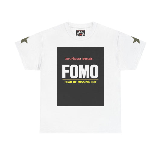 FOMO Graphic Tee — "Fear of Missing Out" Fun Oreo Daisy Streetwear T-Shirt