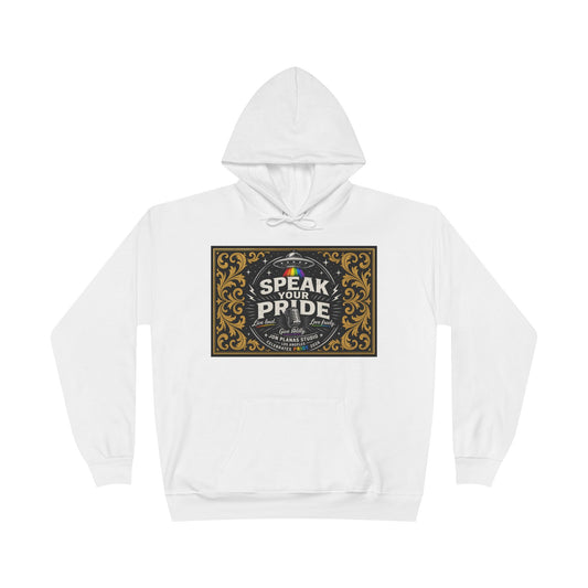 Speak Your Pride Hoodie — LGBTQ+ Rainbow Statement Pullover