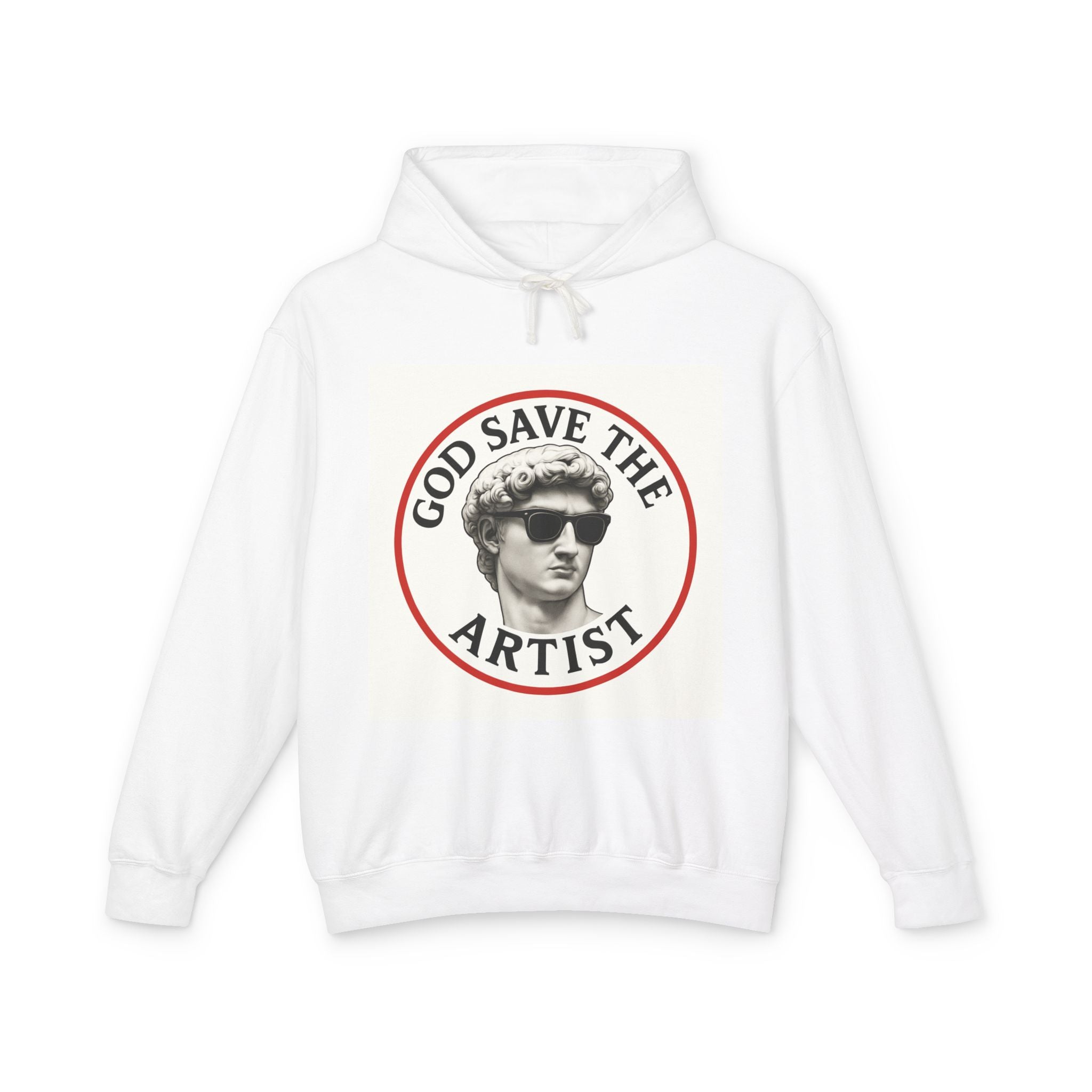 Artistic Vibes Unisex Hoodie with 'God Save the Artist' Design, Trendy Streetwear, Unique Gift for Creatives, Perfect for Art Lovers, Artistic Vibes Unisex Hoodie – ‘God Save the Artist’ Design