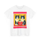 Cute Kittens Coffee Tee — “When Am I Going to Wake Up and Have a Coffee?”