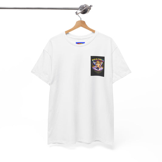 Wild Child Graphic Tee — Retro Angel Tarot T‑Shirt