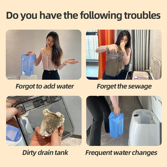 Compatible with Roborock Q revo Max QV35 Q revo Edge Robot Vacuum Water Change Kit Auto Water Refill and Drain water hookup kit