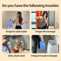 Compatible with Roborock Q revo Max QV35 Q revo Edge Robot Vacuum Water Change Kit Auto Water Refill and Drain water hookup kit