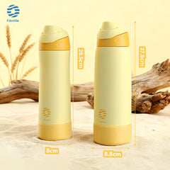 Fjbottle Insulated Stainless Steel Water Bottle, Sports Water Bottle, Owala - Same style Vacuum Flask， 24Oz/32 Oz