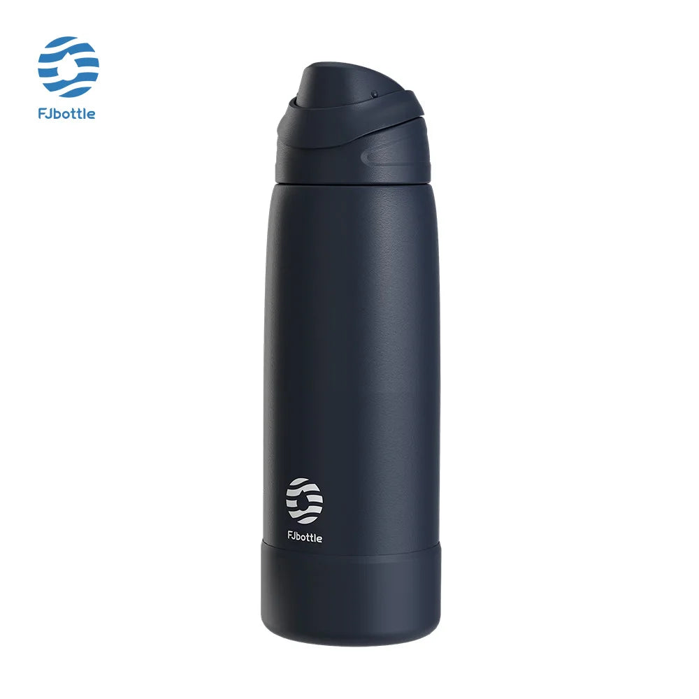 Fjbottle Insulated Stainless Steel Water Bottle, Sports Water Bottle, Owala - Same style Vacuum Flask， 24Oz/32 Oz