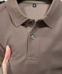 100% pure cotton high-end brand men's short sleeve polo shirt 2026 summer luxury fashion pony embroidery golf top casual T-shirt