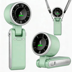 Portable Handheld Turbo Fan, 5 Gear Wind, Battery Operated, Up To 13 Working Hours Rechargeable Fan, 3 IN 1 Hand Fans With
