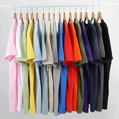 Summer 2026 Hot Men's Short Sleeve T-shirt Round Neck Black Youth Loose Fashion Top