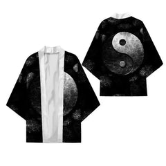 Oversize 3XL 4XL 5XL Japanese Kimono Cardigan Traditional Men's Samurai Cosplay Costume Chinese Style Print Dragon Yukata Haori