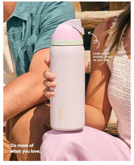 Owala Freesip 16oz insulated cup new straw cup stainless steel water cup portable cup 475ml，BPA-Free