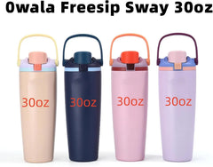 Replacement Lid Compatible Accessory with Owala FreeSip Sway 30oz Water Bottles,Caps with Carry Handle, Easy-Open Button
