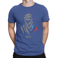 2026 SUMMER GS LIGHT Men's 2D T Shirt GS Grunge Motorcycle BRUSHES O Neck Short Sleeve 100_ Cotton Top Men Tees Clothing