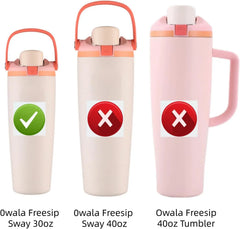 Replacement Lid Compatible Accessory with Owala FreeSip Sway 30oz Water Bottles,Caps with Carry Handle, Easy-Open Button