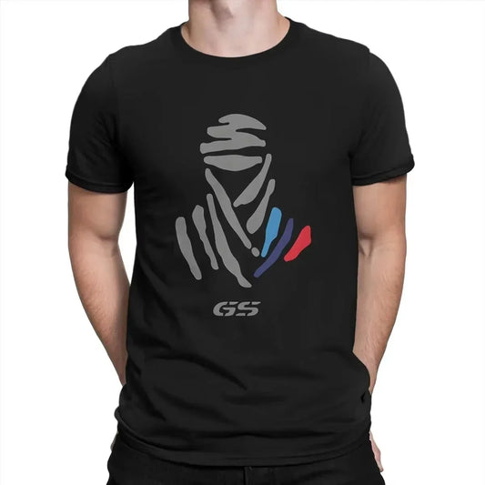 2026 SUMMER GS LIGHT Men's 2D T Shirt GS Grunge Motorcycle BRUSHES O Neck Short Sleeve 100_ Cotton Top Men Tees Clothing
