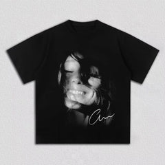 2026 Ariana Grande Petal Photo Merch 2026 T Shirt Cotton Unisex Men‘s T-Shirt Y2k Casual High-Quality Tour Exclusive Fans Tee