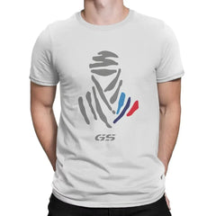 2026 SUMMER GS LIGHT Men's 2D T Shirt GS Grunge Motorcycle BRUSHES O Neck Short Sleeve 100_ Cotton Top Men Tees Clothing