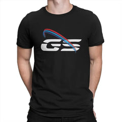 2026 SUMMER GS LIGHT Men's 2D T Shirt GS Grunge Motorcycle BRUSHES O Neck Short Sleeve 100_ Cotton Top Men Tees Clothing