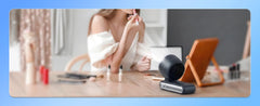Portable Handheld Turbo Fan, 5 Gear Wind, Battery Operated, Up To 13 Working Hours Rechargeable Fan, 3 IN 1 Hand Fans With