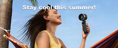Portable Handheld Turbo Fan, 5 Gear Wind, Battery Operated, Up To 13 Working Hours Rechargeable Fan, 3 IN 1 Hand Fans With